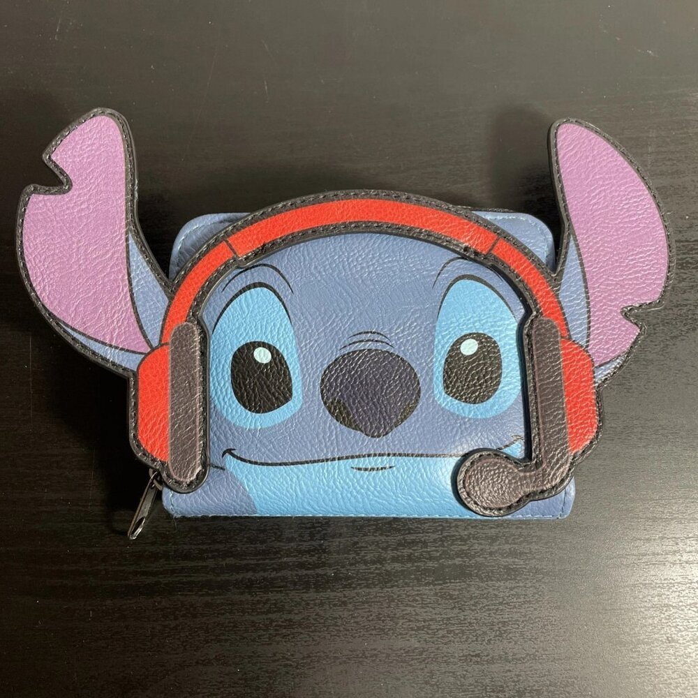 Gamer Stitch Loungefly Disney Wallet GameStop Exclusive​